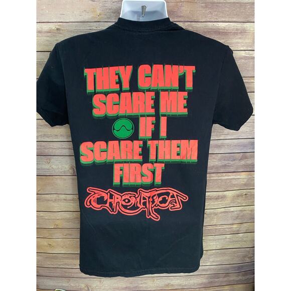 Lady Gaga Chromatica “Scare Me” Shirt – Size Medium, Black Graphic Tee - Picture 2 of 9